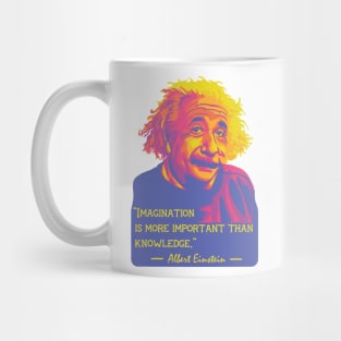 A. Einstein On Imagination and Knowledge Mug